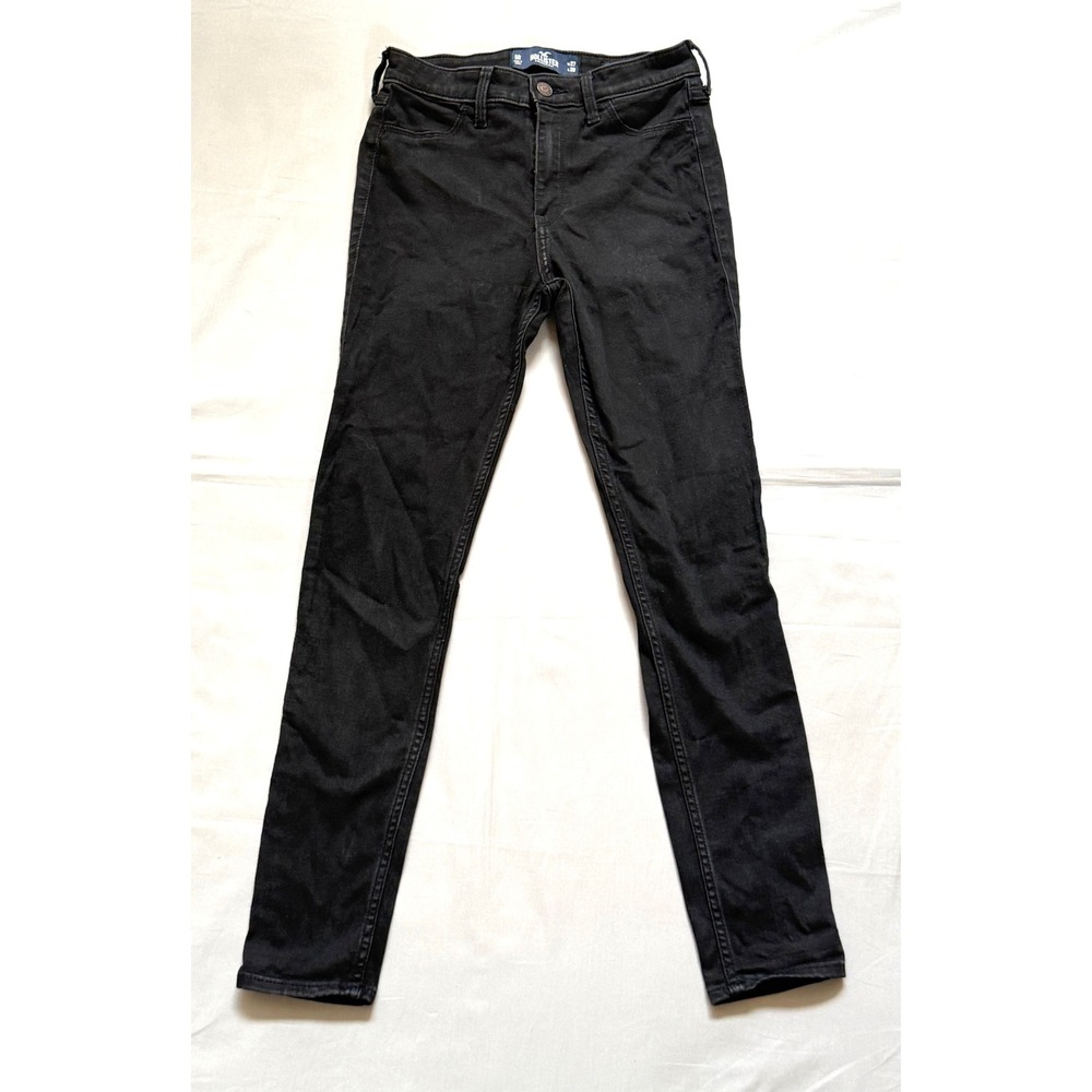 Hollister High-Rise Jean Legging Womens 5R W27 L28 Black Stretch‎ Jeggings